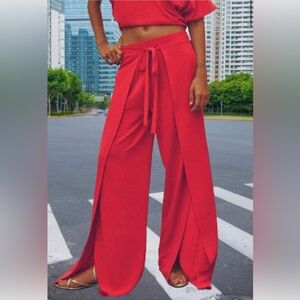 Zara red pants gorgeous !!! New